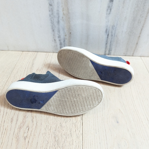 Rothys Chelsea size 6.5 grey and orange stripe authentic EUC - Picture 12 of 12